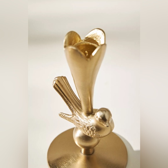 SET OF TWO Anthropologie Marizia Sparrow Candle Holder - Picture 3 of 13